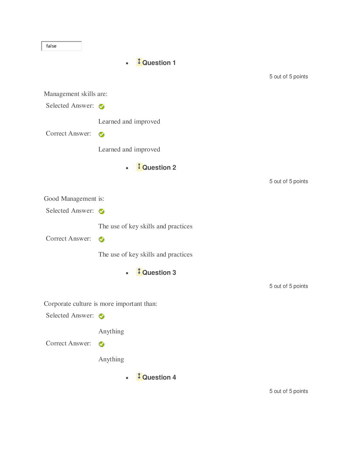 Preview image of BUS 302-MANAGEMENT CONCEPTS QUIZ 1(Complete Solution)2020 document